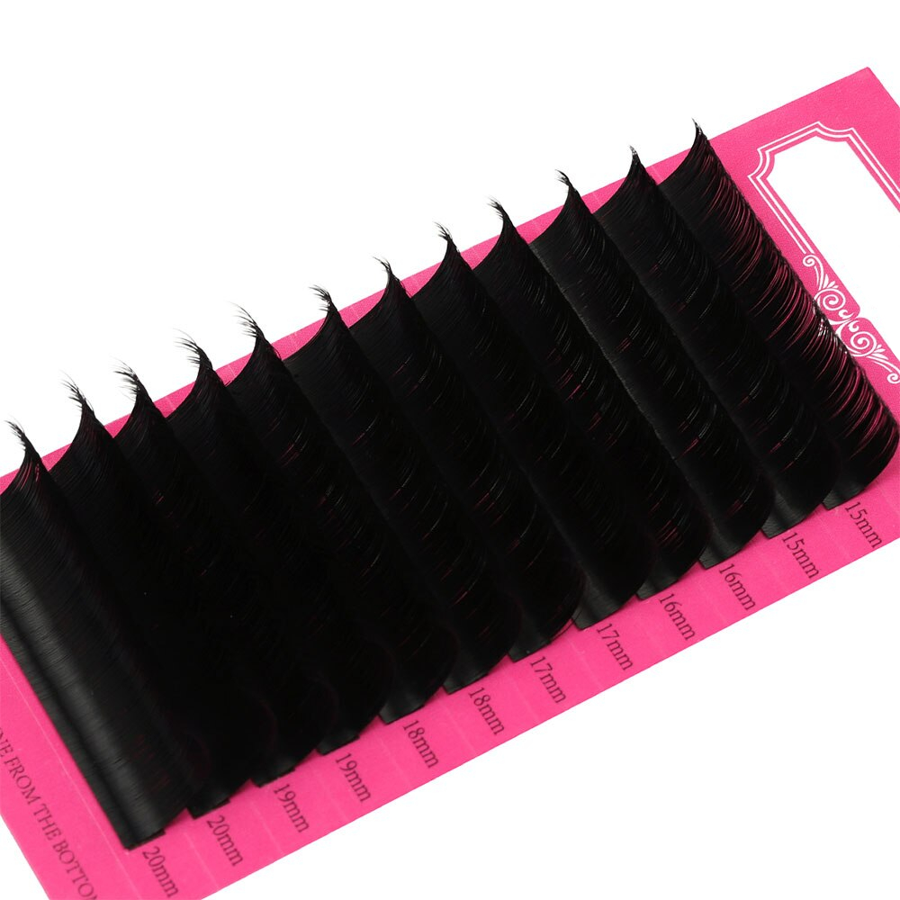Fadvan Long Lash 15-20mm Eyelash Extension Wholesale Mink Faux Classic Individual False Lashes Extensions 20-25mm Super Soft