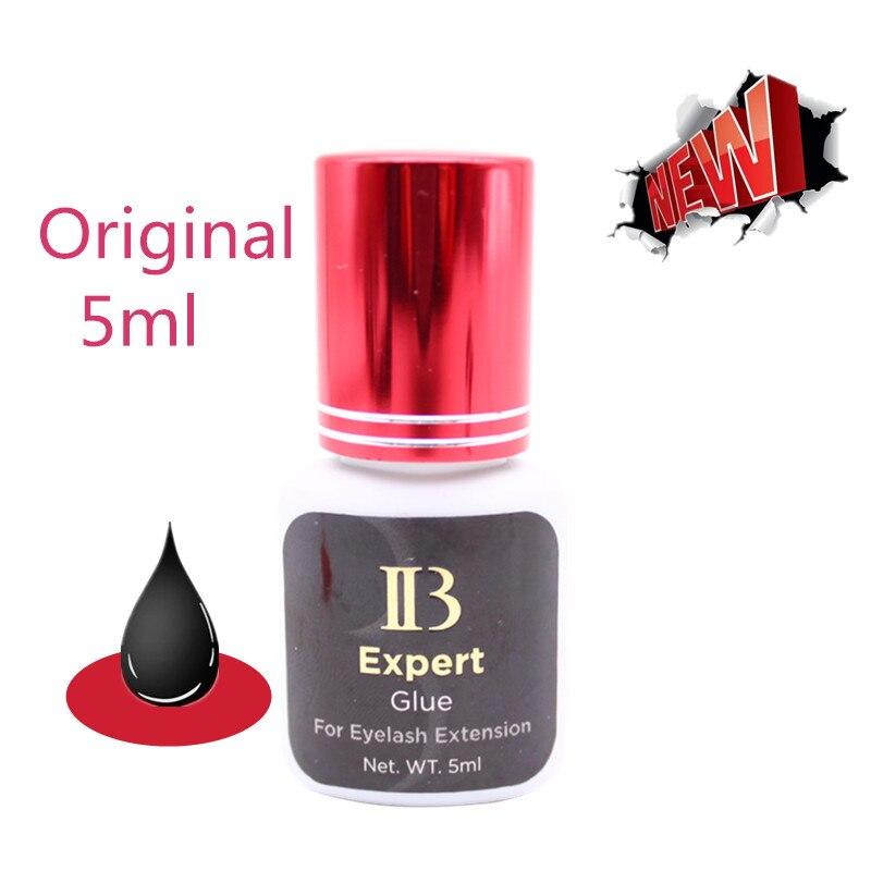 Ibeauty IB Expert Glue for eyelashes 1-2s Dry Time eyelash extension glue Korea Original Wine red cap False Lash Eyelash Glue 5m