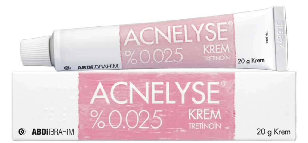 Acnelyse cream 0.025% tretinoin skin anti wrinkle